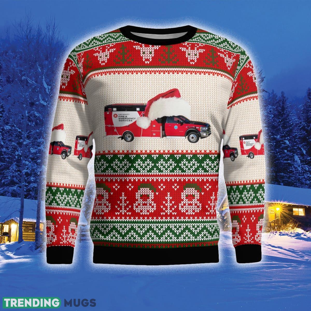 Georgia Gwinnett County Fire & Emergency Services 3D Sweater For Men And Women Gift For Christmas 3D Sweater Georgia Gwinnett County Fire & Emergency Services 3D Sweater For Men And Women Gift For Christmas 3D Sweater