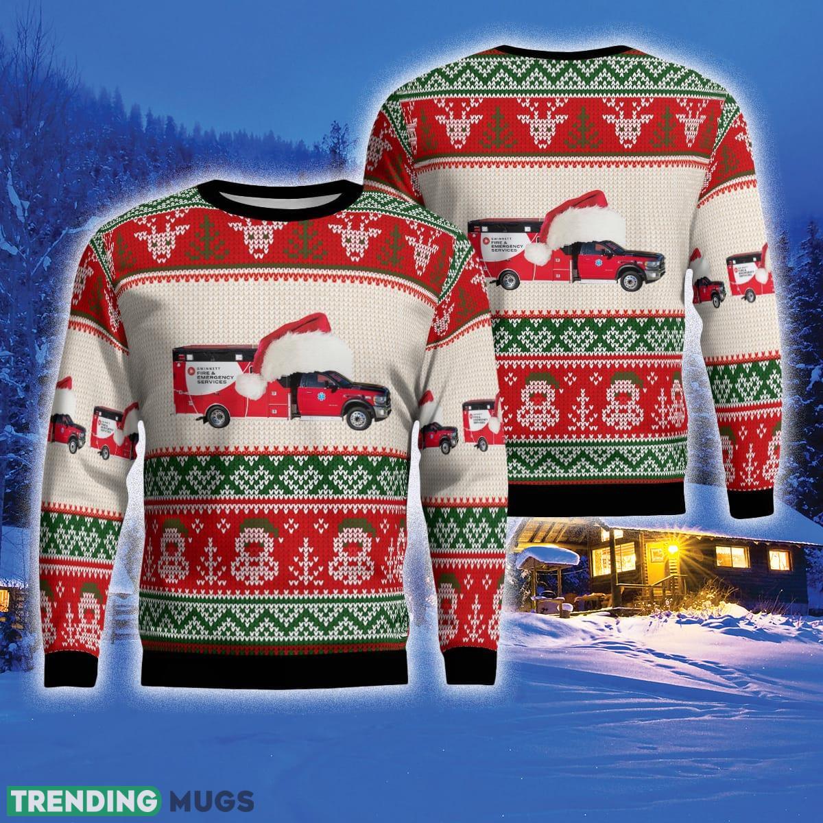 Georgia Gwinnett County Fire & Emergency Services 3D Sweater For Men And Women Gift For Christmas - Georgia Gwinnett County Fire & Emergency Services Christmas Ugly Sweater_1 Georgia Gwinnett County Fire & Emergency Services 3D Sweater For Men And Women Gift For Christmas - Georgia Gwinnett County Fire & Emergency Services Christmas Ugly Sweater_1