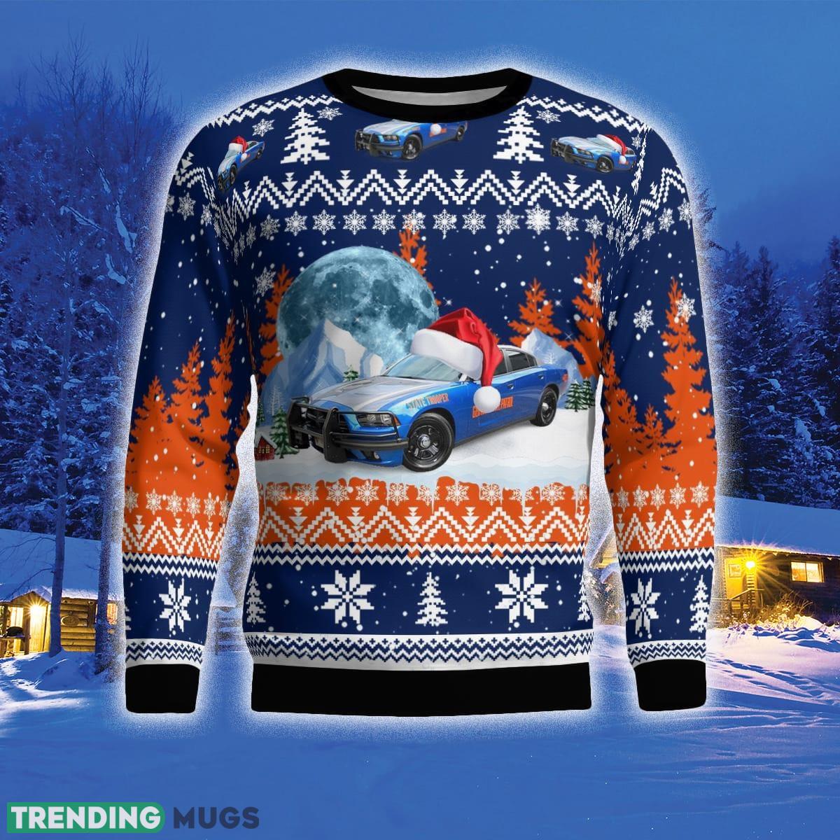 Georgia State Patrol 2014 Dodge Charger 3D Sweater For Men And Women Gift For Christmas 3D Sweater Georgia State Patrol 2014 Dodge Charger 3D Sweater For Men And Women Gift For Christmas 3D Sweater