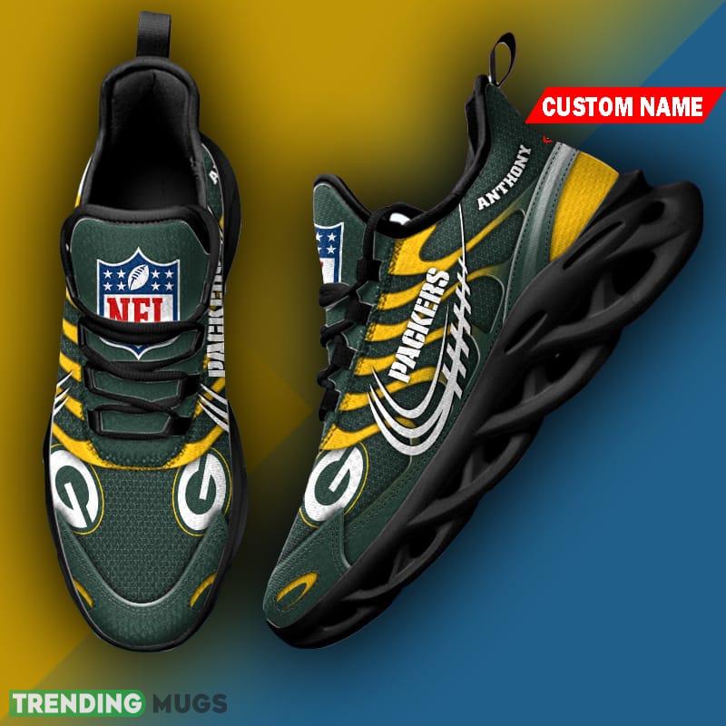 Green Bay Packers NFL New Style Max Soul Shoes Custom Name Gift For Men Women Max Soul Green Bay Packers NFL New Style Max Soul Shoes Custom Name Gift For Men Women Max Soul