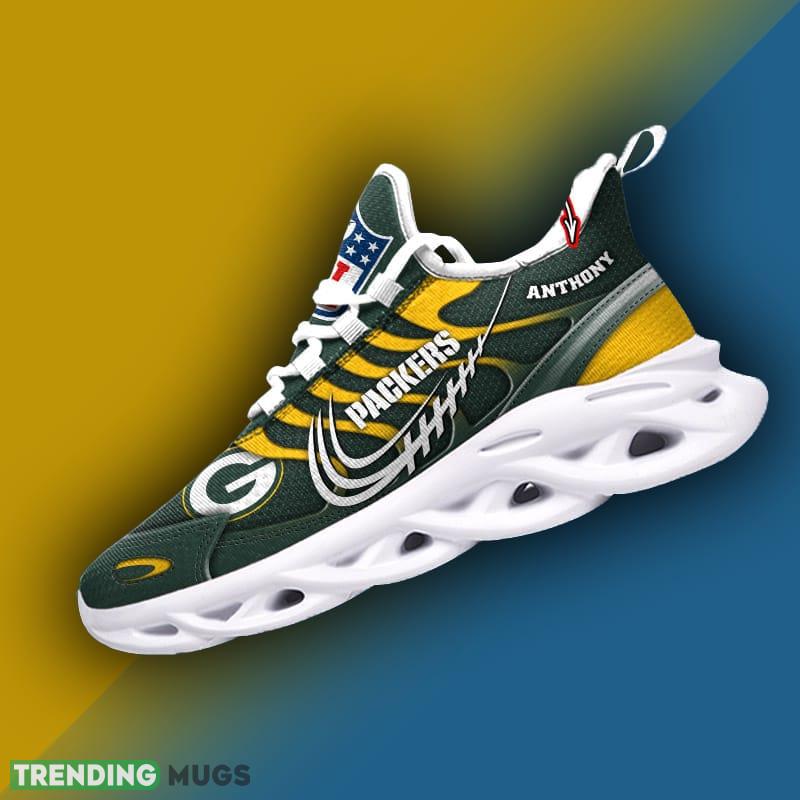 Green Bay Packers NFL New Style Max Soul Shoes Custom Name Gift For Men Women Max Soul Green Bay Packers NFL New Style Max Soul Shoes Custom Name Gift For Men Women Max Soul