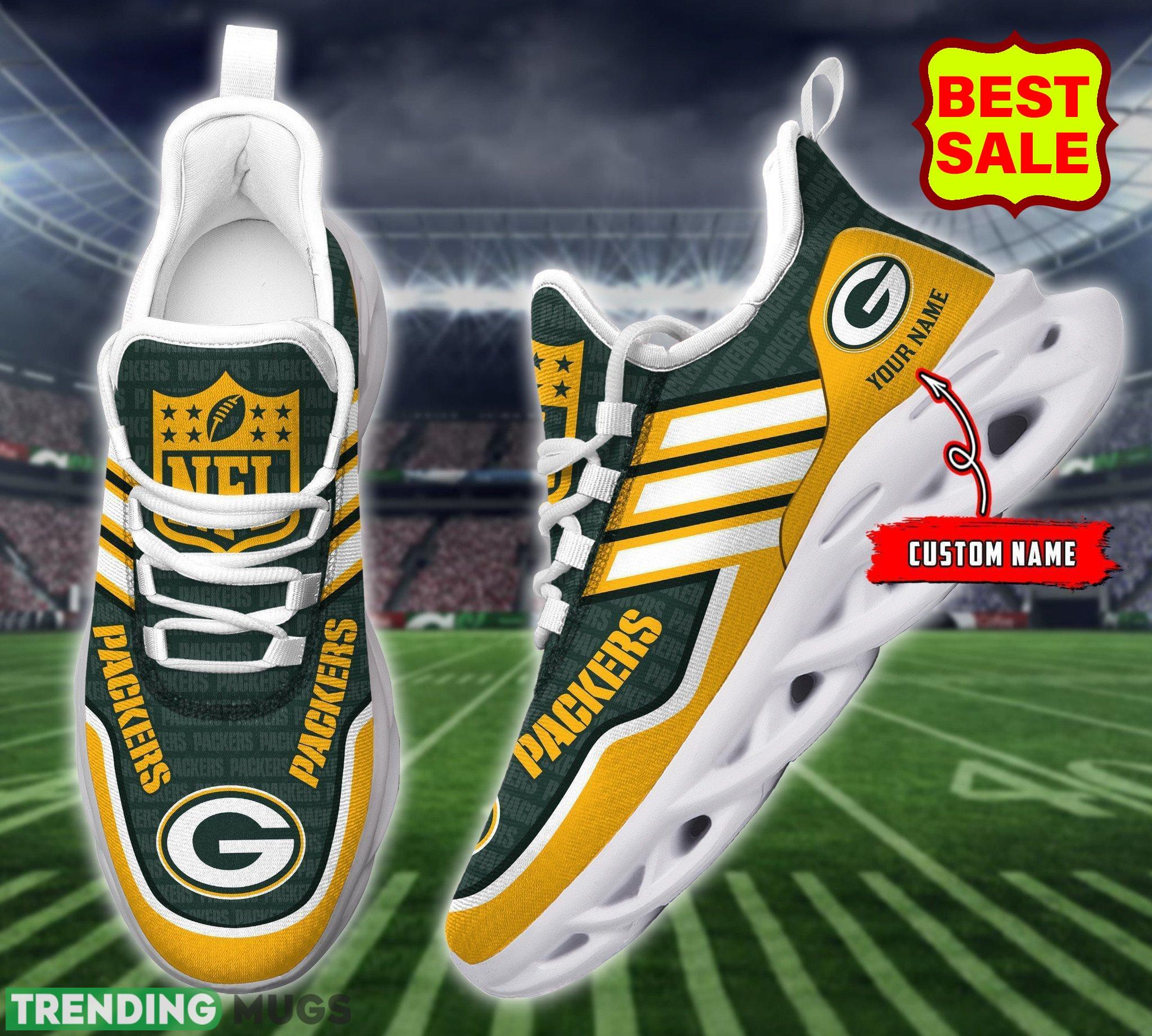 Green Bay Packers NFL Personalized Name Black White Max Soul Chunky Sneakers - Green Bay Packers NFL Personalized Name Black White Max Soul Chunky Sneakers_2 Green Bay Packers NFL Personalized Name Black White Max Soul Chunky Sneakers - Green Bay Packers NFL Personalized Name Black White Max Soul Chunky Sneakers_2