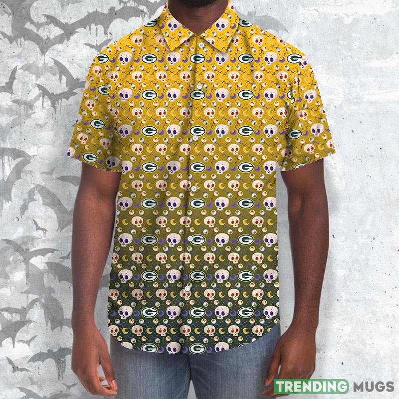 Green Bay Packers Skull NFL Hawaii Shirt For Men And Women Gift Hawaiian Shirt Fans - Green Bay Packers Skull NFL Hawaiian Shirt_1 Green Bay Packers Skull NFL Hawaii Shirt For Men And Women Gift Hawaiian Shirt Fans - Green Bay Packers Skull NFL Hawaiian Shirt_1