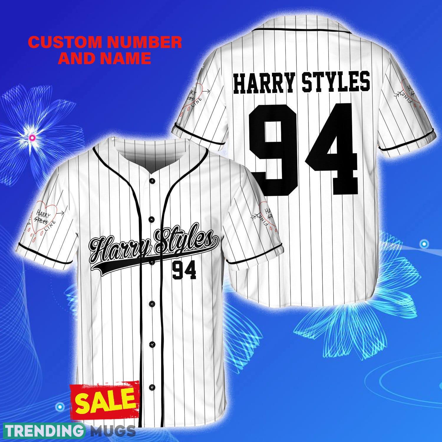 Harry Styles 94 Style 2 Custom Number And Name Baseball Jersey Shirt - Harry Styles 94 Style 2 Custom Number And Name Baseball Jersey Shirt Harry Styles 94 Style 2 Custom Number And Name Baseball Jersey Shirt - Harry Styles 94 Style 2 Custom Number And Name Baseball Jersey Shirt