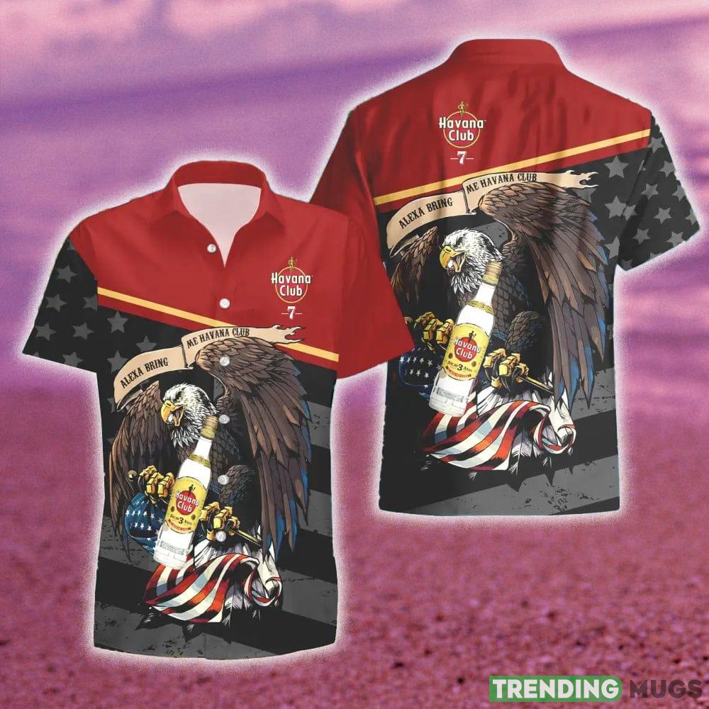 havana club Eagle American Flag Gift Hawaiian Set Shirt And Short Summer Beach Hawaiian & Short havana club Eagle American Flag Gift Hawaiian Set Shirt And Short Summer Beach Hawaiian & Short