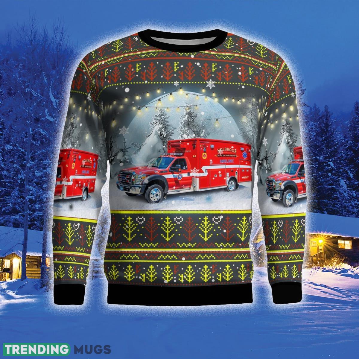Holbrook Massachusetts Holbrook Fire Department 3D Sweater For Men And Women Gift For Christmas 3D Sweater Holbrook Massachusetts Holbrook Fire Department 3D Sweater For Men And Women Gift For Christmas 3D Sweater