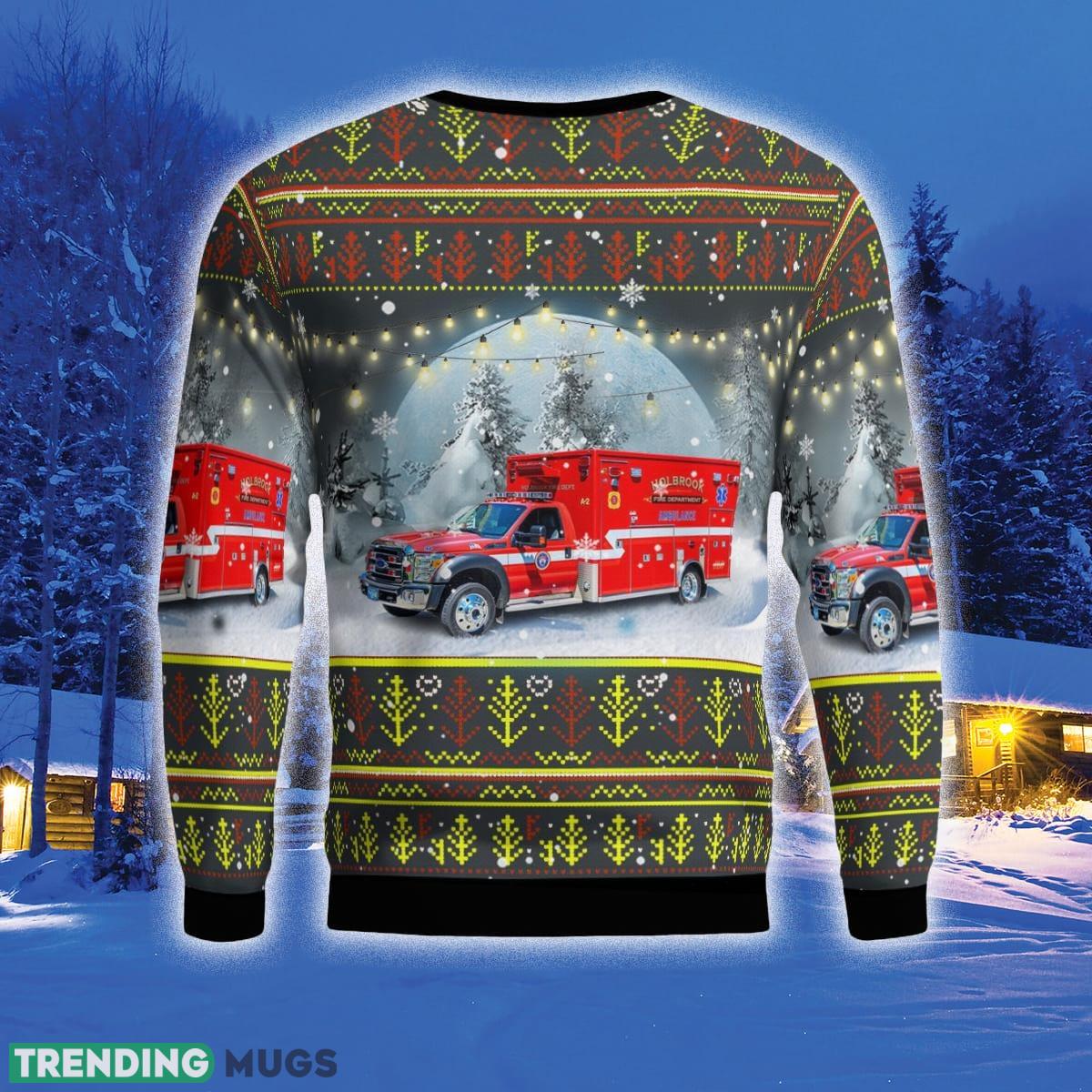 Holbrook Massachusetts Holbrook Fire Department 3D Sweater For Men And Women Gift For Christmas 3D Sweater Holbrook Massachusetts Holbrook Fire Department 3D Sweater For Men And Women Gift For Christmas 3D Sweater