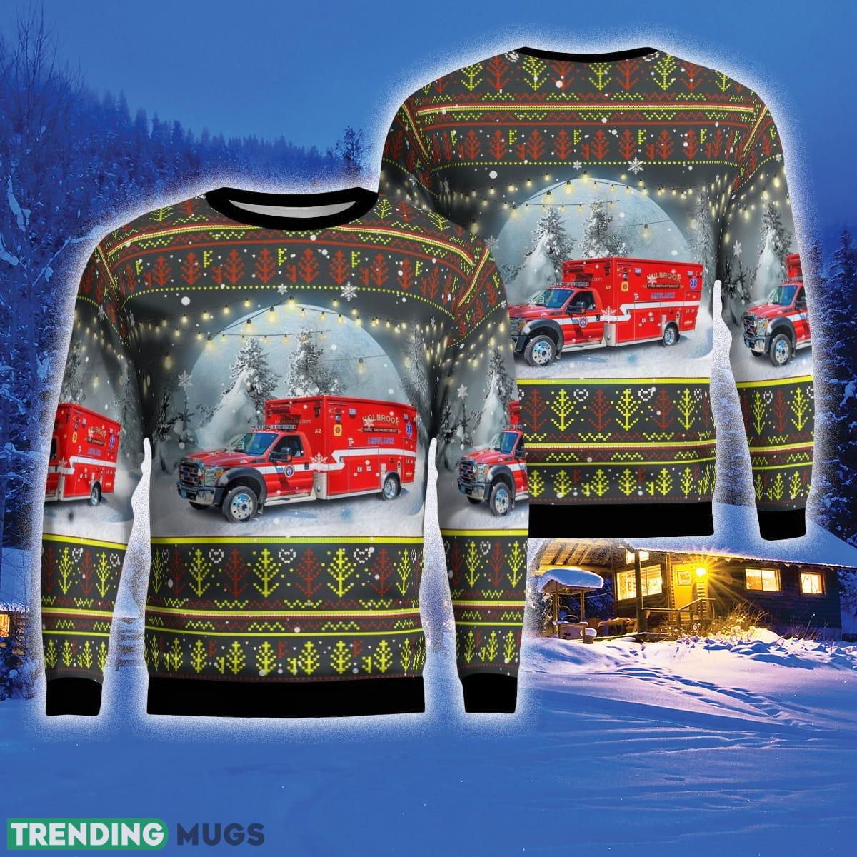 Holbrook Massachusetts Holbrook Fire Department 3D Sweater For Men And Women Gift For Christmas - Holbrook, Massachusetts, Holbrook Fire Department Ugly Sweater_1 Holbrook Massachusetts Holbrook Fire Department 3D Sweater For Men And Women Gift For Christmas - Holbrook, Massachusetts, Holbrook Fire Department Ugly Sweater_1