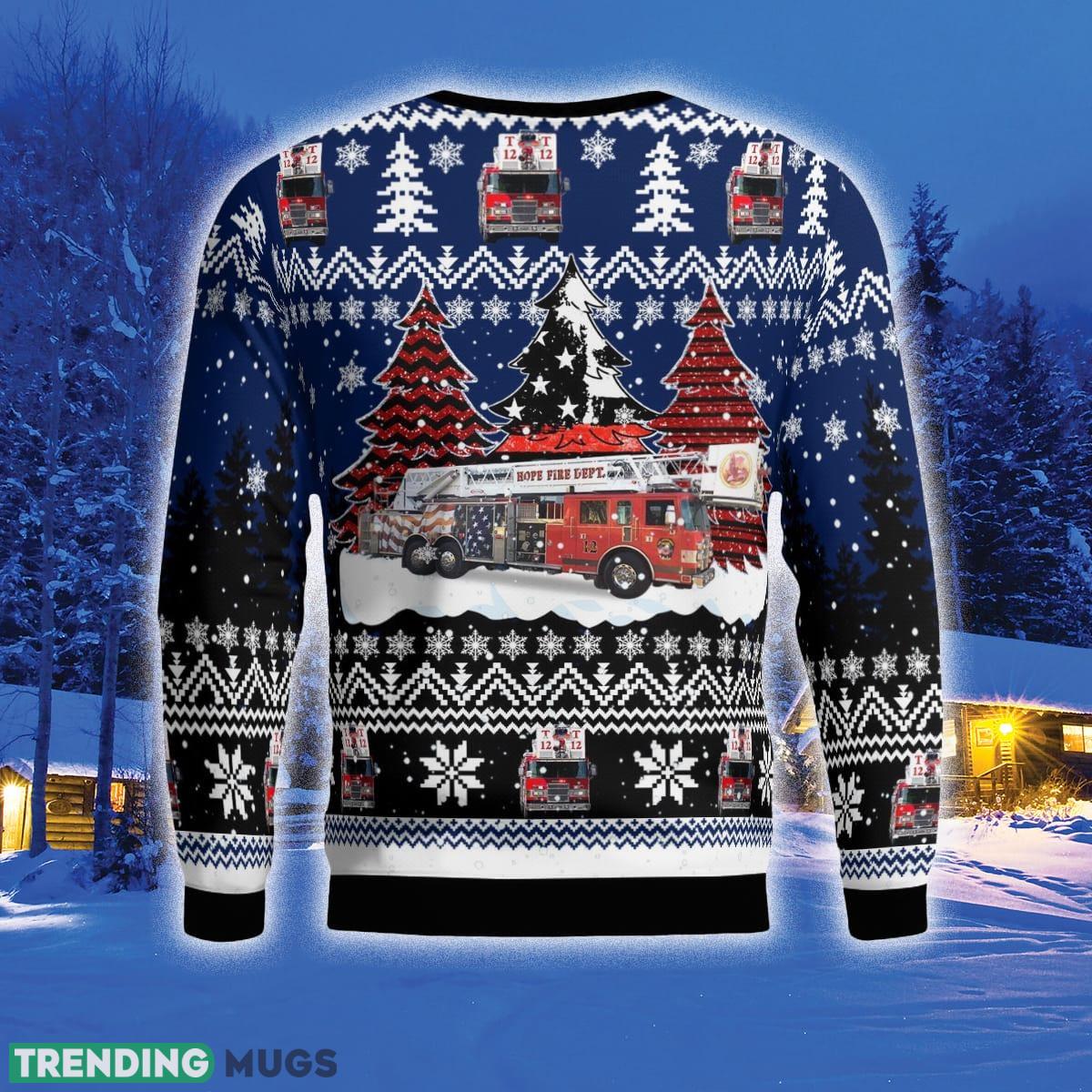 Hope Volunteer Fire Department Indiana 3D Sweater For Men And Women Gift For Christmas 3D Sweater Hope Volunteer Fire Department Indiana 3D Sweater For Men And Women Gift For Christmas 3D Sweater