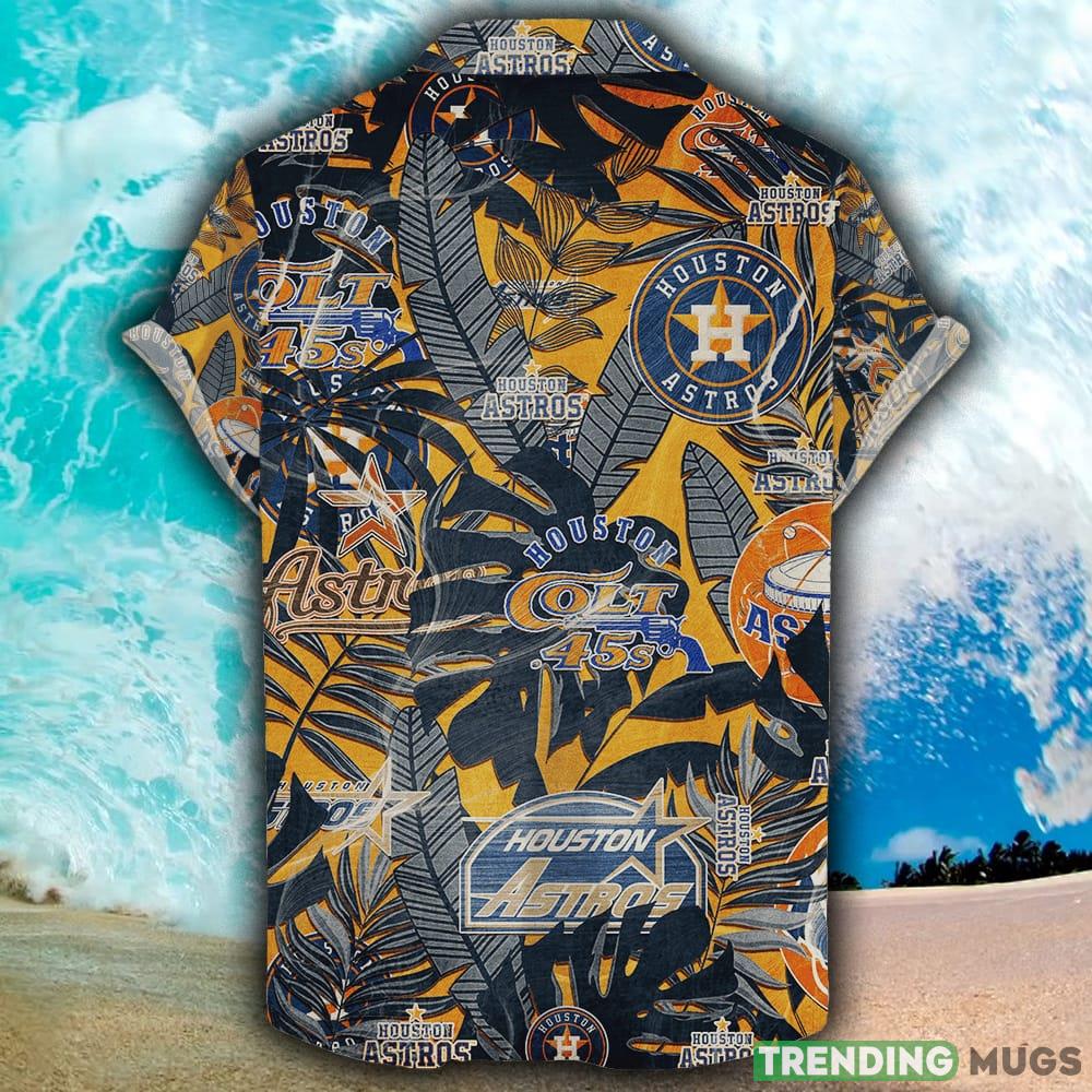Houston Astros Hawaiian Retro Logo MLB Summer Beach Men And Women Gift For Fans Hawaiian Shirt Houston Astros Hawaiian Retro Logo MLB Summer Beach Men And Women Gift For Fans Hawaiian Shirt