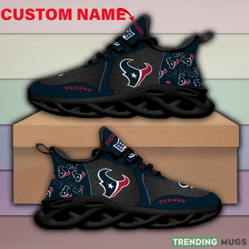 Houston Texans Best Gift For NFL Fans Max Soul Shoes Custom Name For Men And Women Running Sneakers Max Soul Houston Texans Best Gift For NFL Fans Max Soul Shoes Custom Name For Men And Women Running Sneakers Max Soul