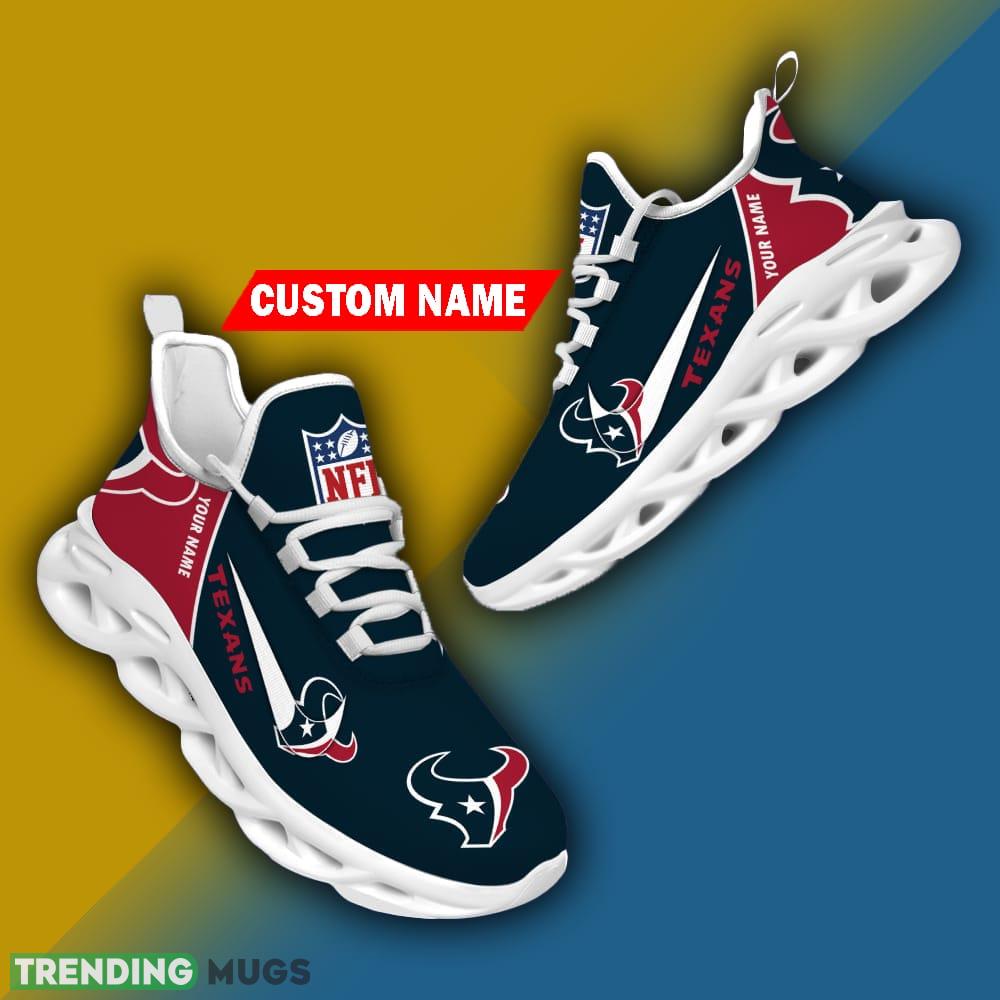 Houston Texans Custom Name Luxury Brand NFL Max Soul Shoes Gift For Men Women - Houston Texans Custom Name Luxury Brand NFL Max Soul Shoes Gift For Men Women_3 Houston Texans Custom Name Luxury Brand NFL Max Soul Shoes Gift For Men Women - Houston Texans Custom Name Luxury Brand NFL Max Soul Shoes Gift For Men Women_3