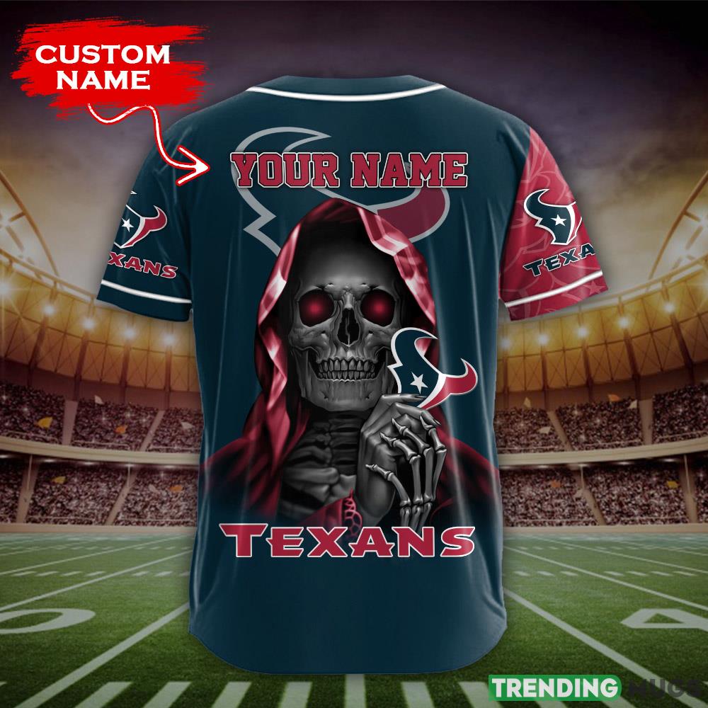 Houston Texans NFL Custom Name Baseball Jersey Shirt Gift For Men And Women Fans Football Jersey Houston Texans NFL Custom Name Baseball Jersey Shirt Gift For Men And Women Fans Football Jersey