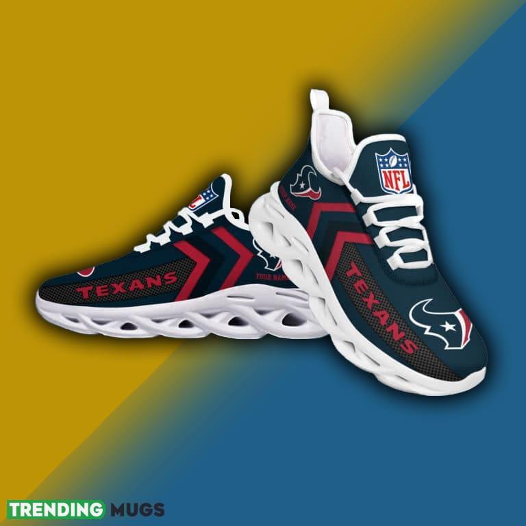 Houston Texans NFL Logo New Style Max Soul Shoes Custom Name Gift Max Soul Houston Texans NFL Logo New Style Max Soul Shoes Custom Name Gift Max Soul