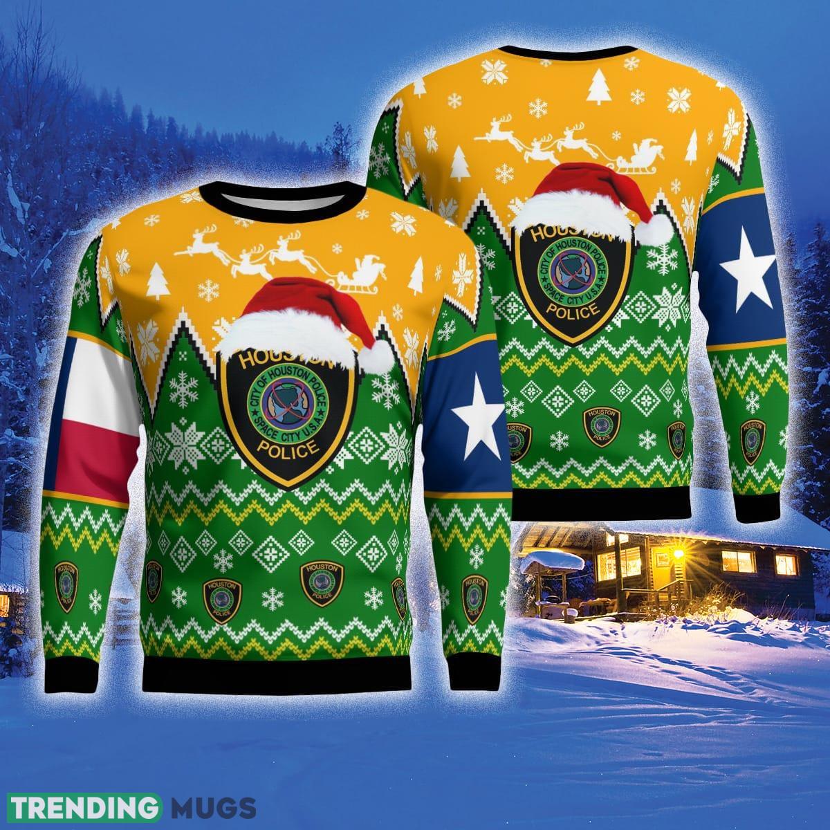 Houston Texas Houston Police Department 3D Sweater For Men And Women Gift For Christmas - Houston, Texas, Houston Police Department Christmas Ugly Sweater 3D_1 Houston Texas Houston Police Department 3D Sweater For Men And Women Gift For Christmas - Houston, Texas, Houston Police Department Christmas Ugly Sweater 3D_1