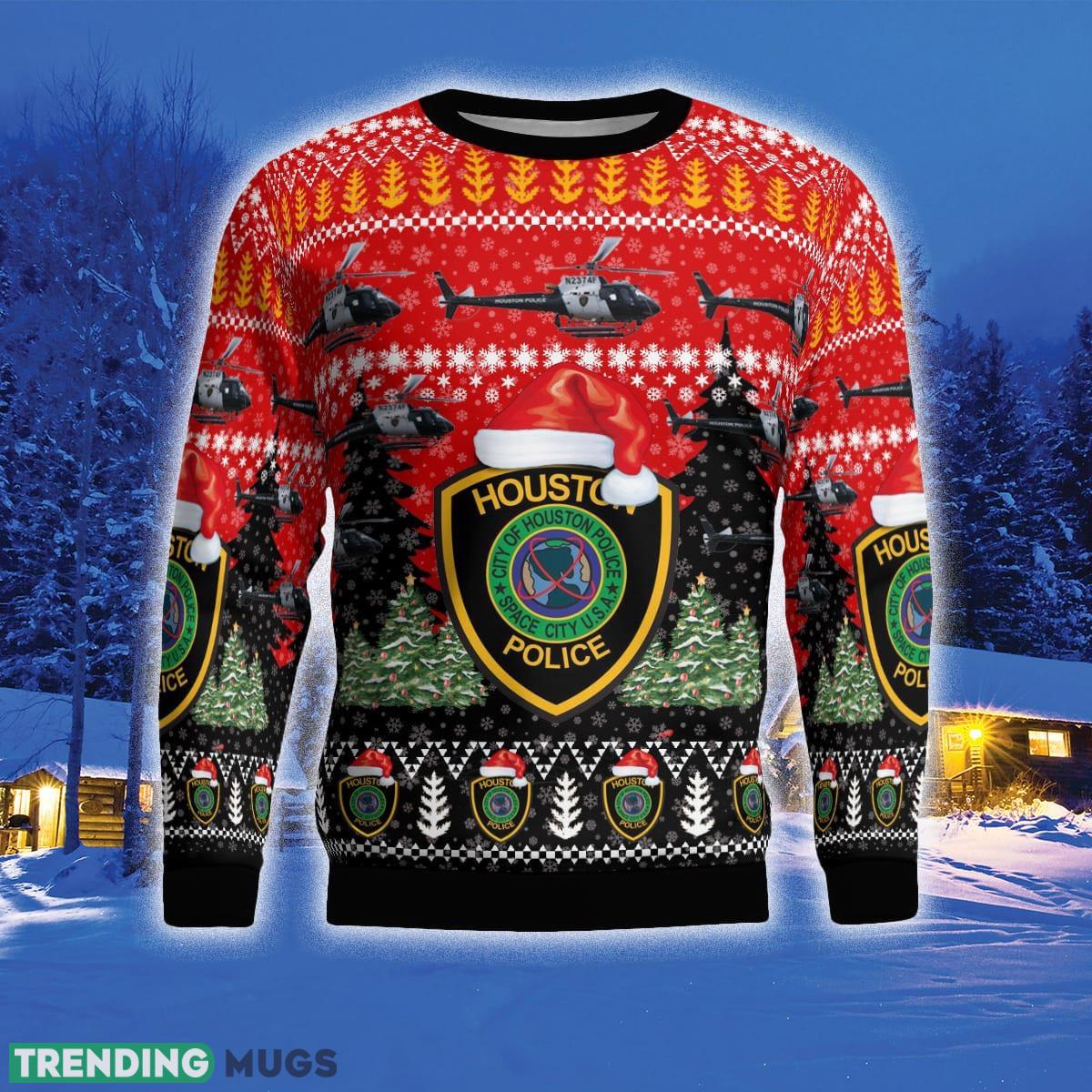 Houston Texas Houston Police Department H125 Helicopter 3D Sweater For Men And Women Gift For Christmas 3D Sweater Houston Texas Houston Police Department H125 Helicopter 3D Sweater For Men And Women Gift For Christmas 3D Sweater