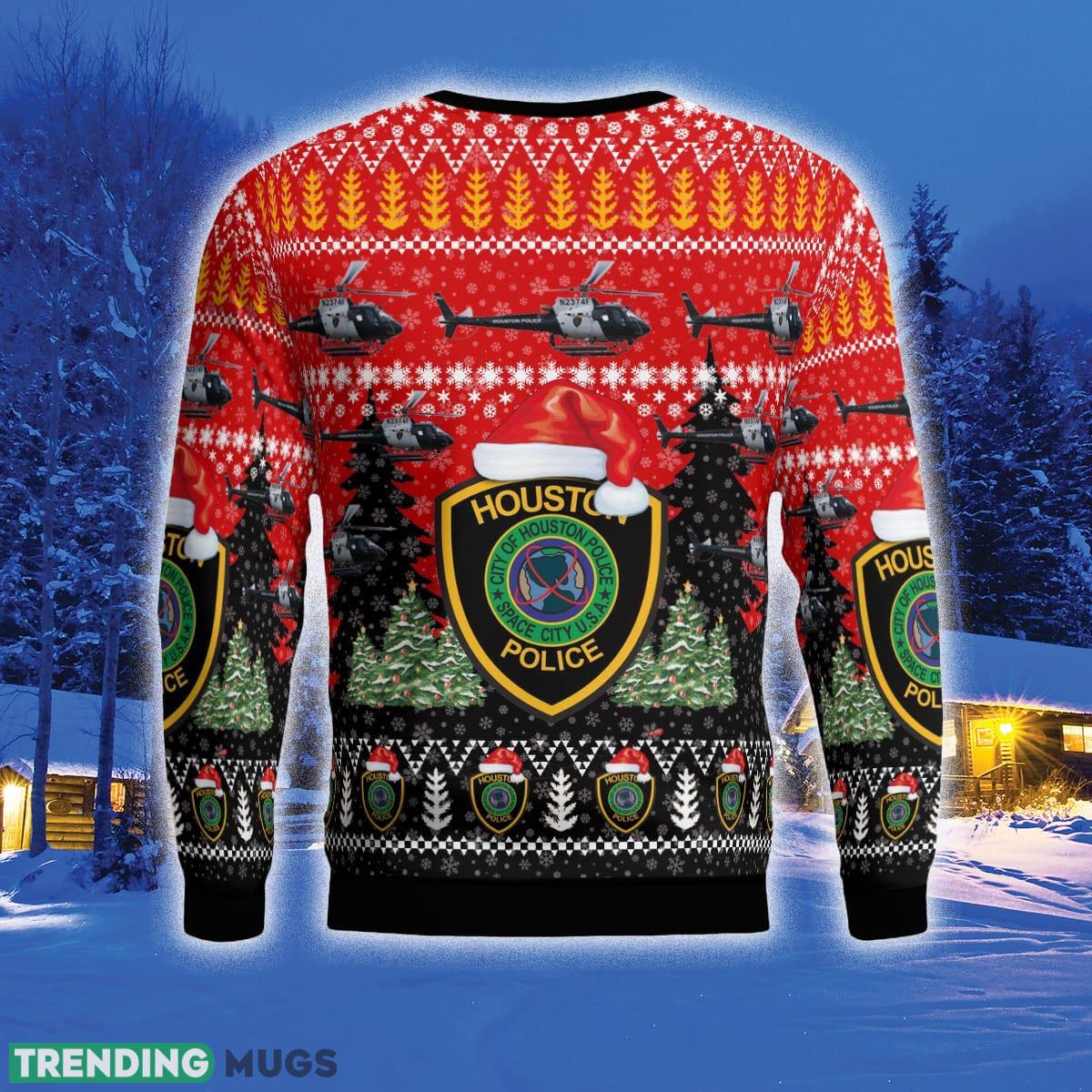 Houston Texas Houston Police Department H125 Helicopter 3D Sweater For Men And Women Gift For Christmas 3D Sweater Houston Texas Houston Police Department H125 Helicopter 3D Sweater For Men And Women Gift For Christmas 3D Sweater