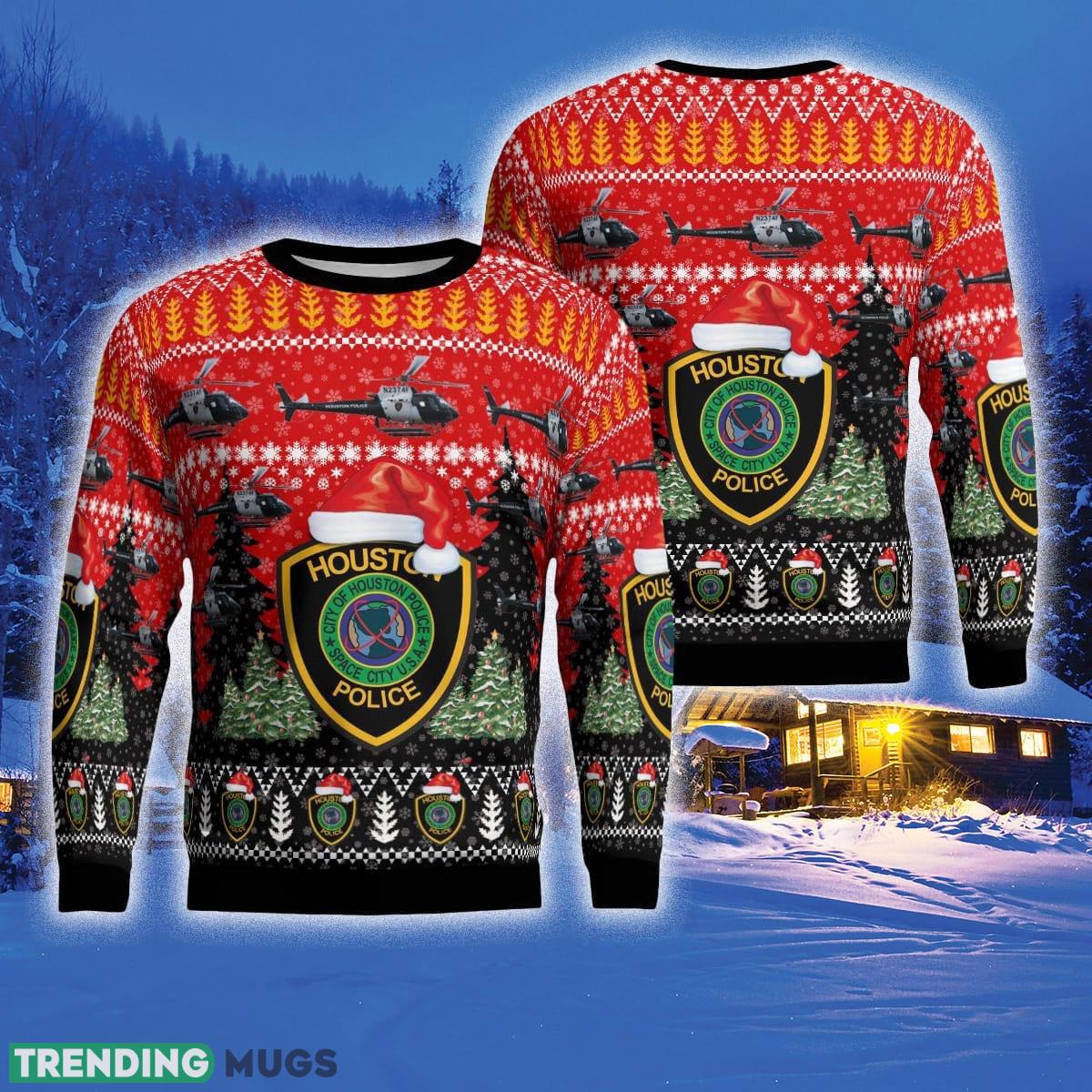 Houston Texas Houston Police Department H125 Helicopter 3D Sweater For Men And Women Gift For Christmas - Houston, Texas, Houston Police Department H125 Helicopter Christmas Ugly Sweater 3D_1 Houston Texas Houston Police Department H125 Helicopter 3D Sweater For Men And Women Gift For Christmas - Houston, Texas, Houston Police Department H125 Helicopter Christmas Ugly Sweater 3D_1