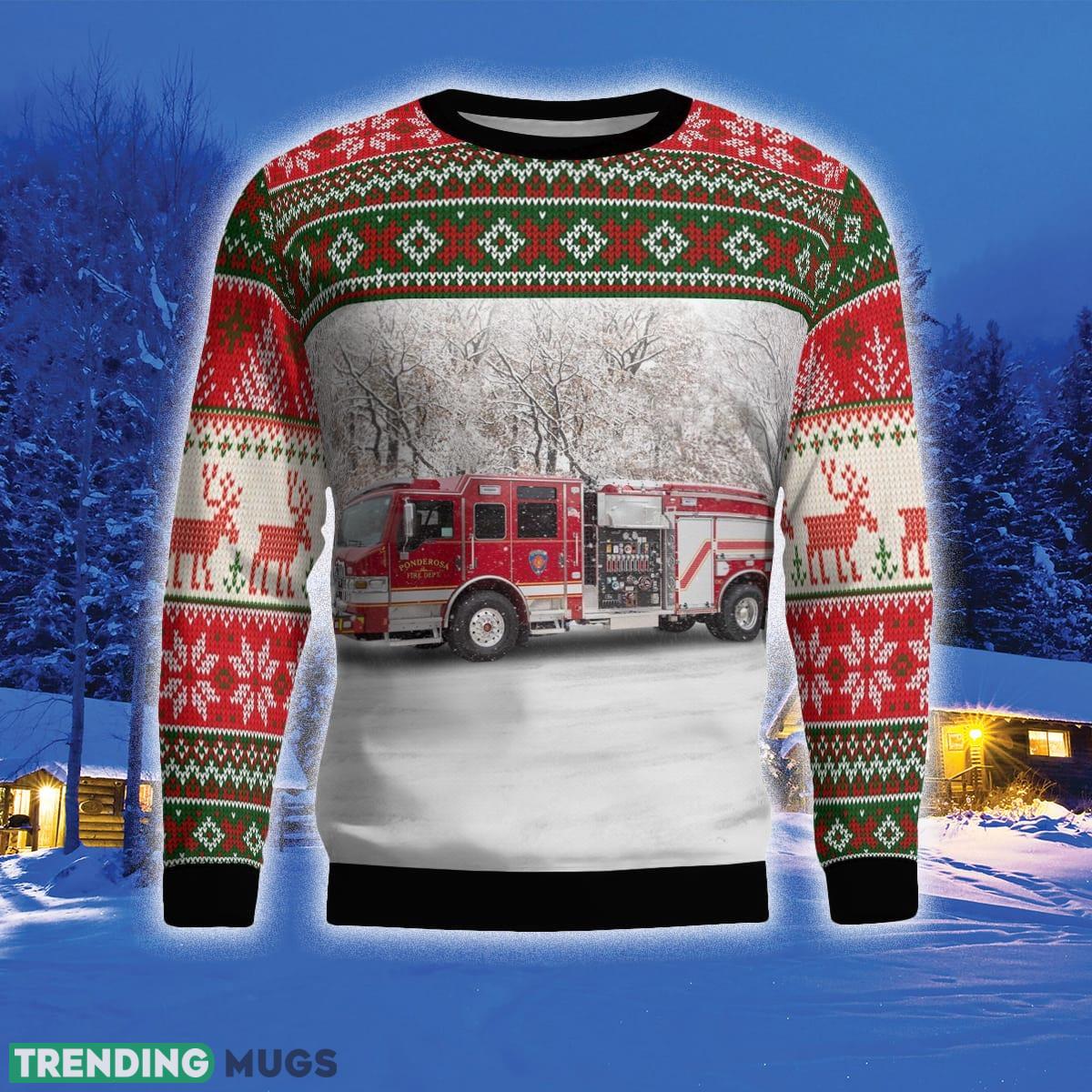 Houston Texas Ponderosa Fire Department 3D Sweater For Men And Women Gift For Christmas 3D Sweater Houston Texas Ponderosa Fire Department 3D Sweater For Men And Women Gift For Christmas 3D Sweater