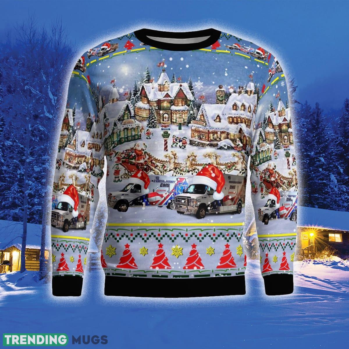 Howell Michigan Livingston County EMS 3D Sweater For Men And Women Gift For Christmas 3D Sweater Howell Michigan Livingston County EMS 3D Sweater For Men And Women Gift For Christmas 3D Sweater