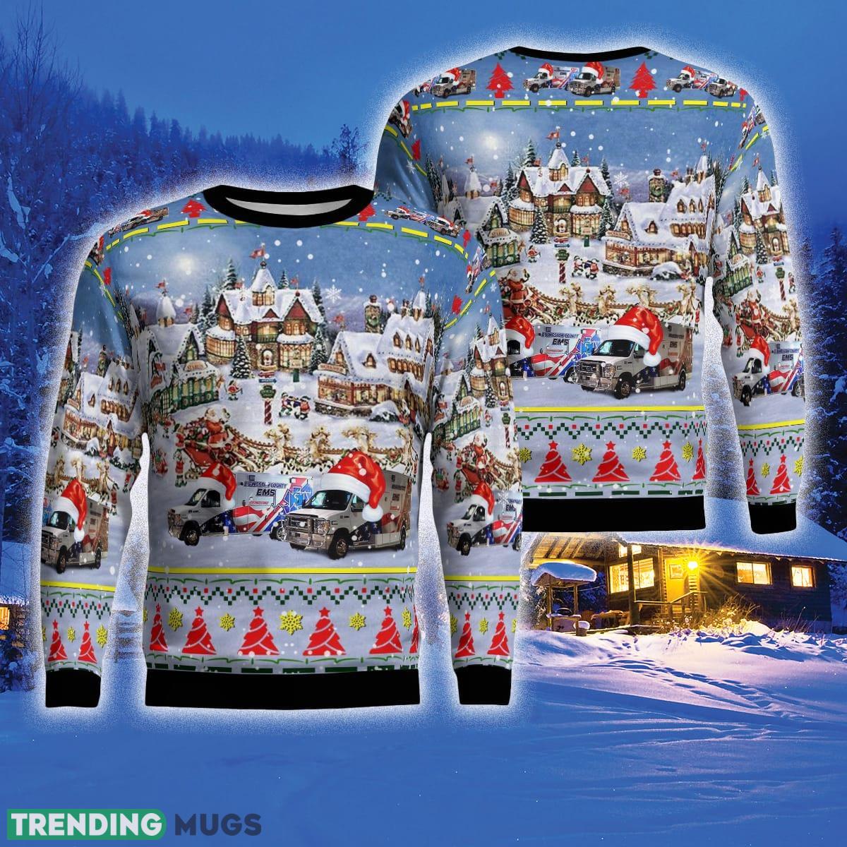Howell Michigan Livingston County EMS 3D Sweater For Men And Women Gift For Christmas - Howell, Michigan, Livingston County EMS Ugly Sweater_1 Howell Michigan Livingston County EMS 3D Sweater For Men And Women Gift For Christmas - Howell, Michigan, Livingston County EMS Ugly Sweater_1