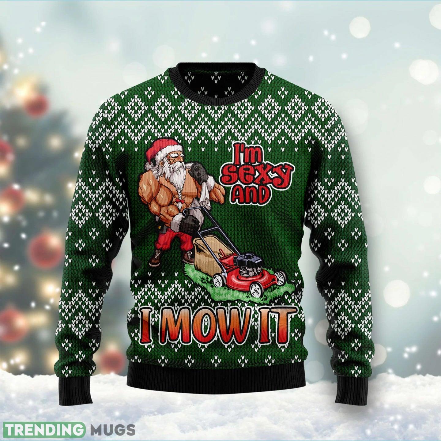 I Am Sexy And I Mow It Santa Ugly Christmas Sweater Gift For Men Women - I Am Sexy And I Mow It Santa Funny Ugly Christmas Sweater For Men & Women Adult - Christmas Gifts_2 I Am Sexy And I Mow It Santa Ugly Christmas Sweater Gift For Men Women - I Am Sexy And I Mow It Santa Funny Ugly Christmas Sweater For Men & Women Adult - Christmas Gifts_2