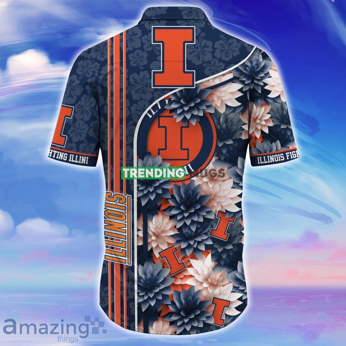 Illinois Fighting Illini Trending Hawaiian Shirt For Men Women Hawaiian Shirt Illinois Fighting Illini Trending Hawaiian Shirt For Men Women Hawaiian Shirt