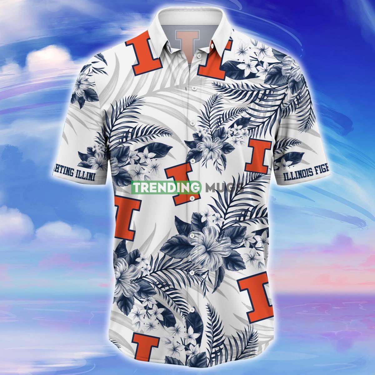 Illinois Fighting Illini Trending Hawaiian Shirt Gift For Real Fans Hawaiian Shirt Illinois Fighting Illini Trending Hawaiian Shirt Gift For Real Fans Hawaiian Shirt