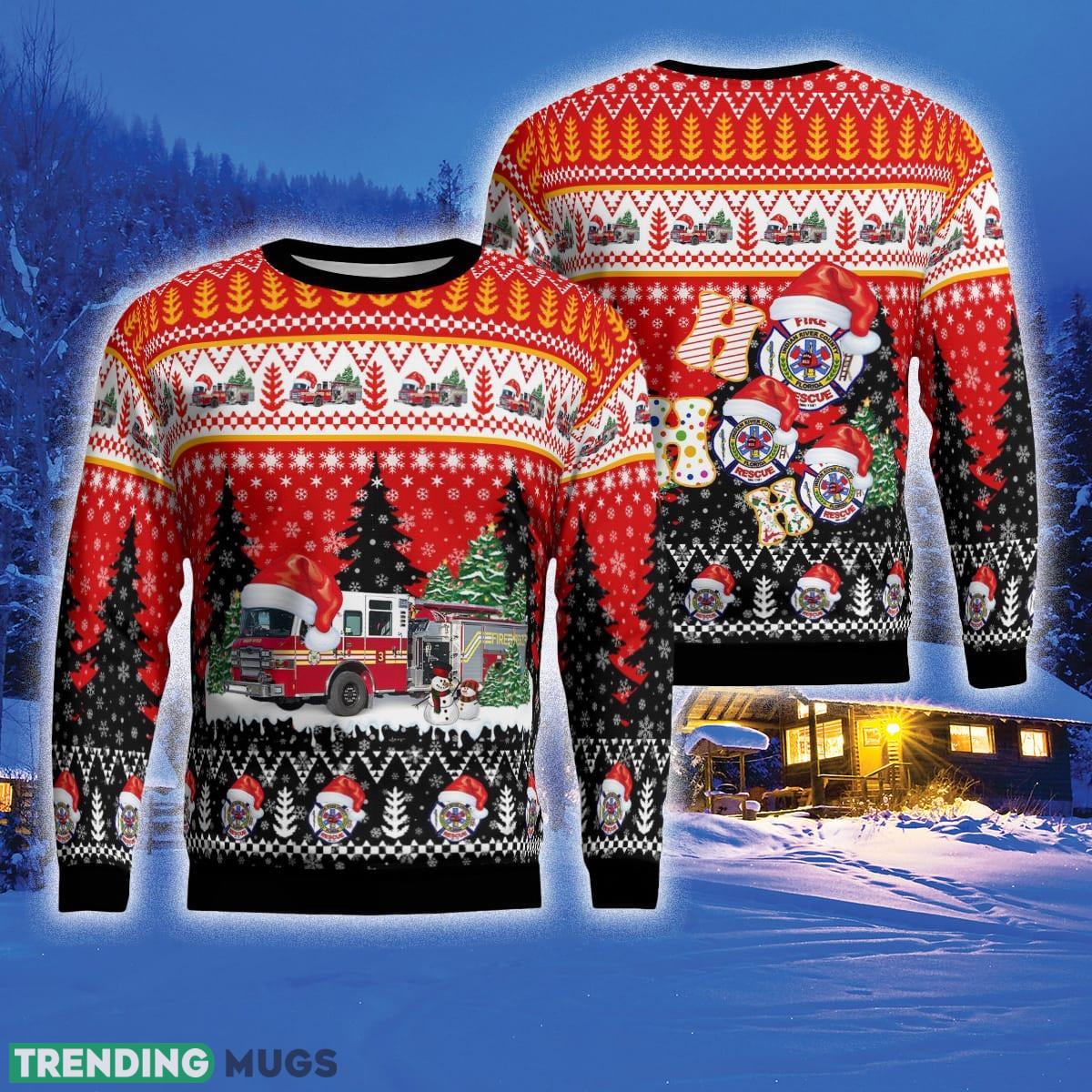 Indian River County Fire Rescue Vero Beach Florida 3D Sweater For Men And Women Gift For Christmas - Indian River County Fire Rescue, Vero Beach, Florida Christmas Ugly Sweater_1 Indian River County Fire Rescue Vero Beach Florida 3D Sweater For Men And Women Gift For Christmas - Indian River County Fire Rescue, Vero Beach, Florida Christmas Ugly Sweater_1