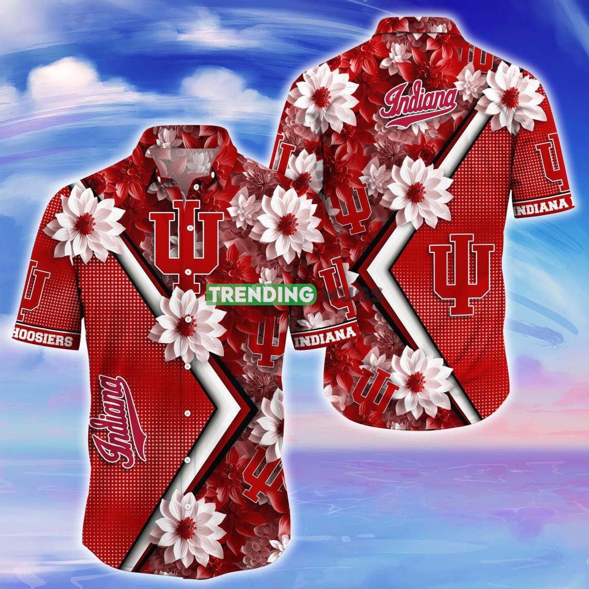 Indiana Hoosiers Trending Hawaiian Shirt Gift For Fans Product Photo 1 Indiana Hoosiers Trending Hawaiian Shirt Gift For Fans Product Photo 1