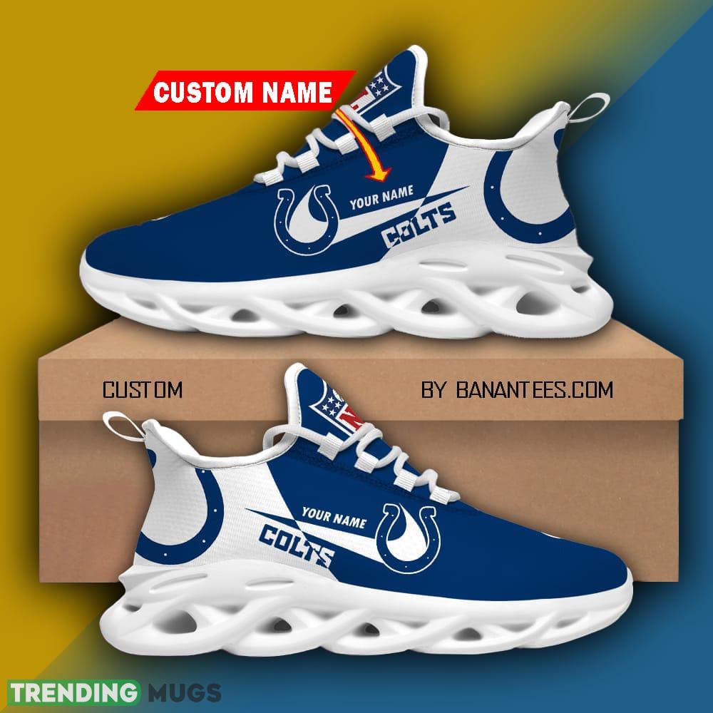 Indianapolis Colts-Brand New Full Colors NFL Personalized Name Max Soul Shoes - Indianapolis Colts-Brand New Full Colors NFL Personalized Max Soul Shoes_1 Indianapolis Colts-Brand New Full Colors NFL Personalized Name Max Soul Shoes - Indianapolis Colts-Brand New Full Colors NFL Personalized Max Soul Shoes_1