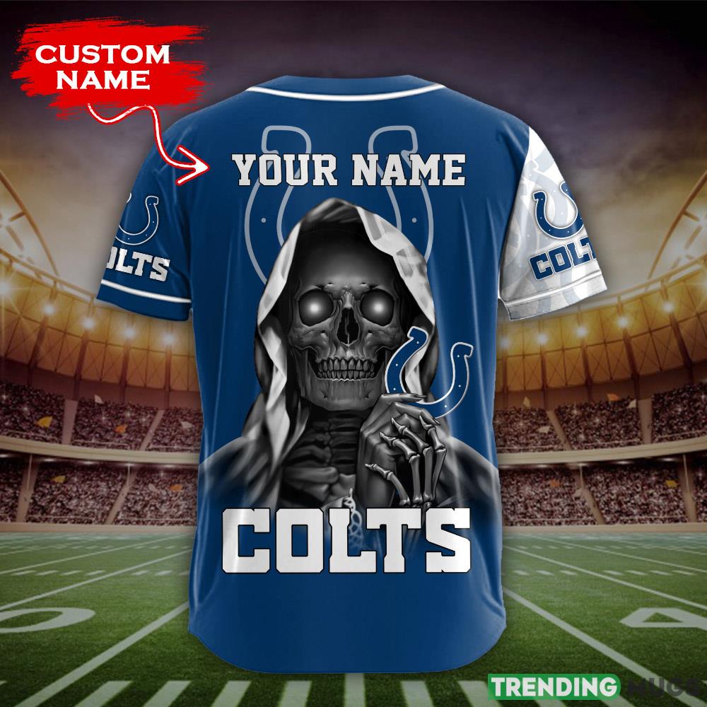 Indianapolis Colts NFL Custom Name Baseball Jersey Shirt Gift For Men And Women Fans Football Jersey Indianapolis Colts NFL Custom Name Baseball Jersey Shirt Gift For Men And Women Fans Football Jersey