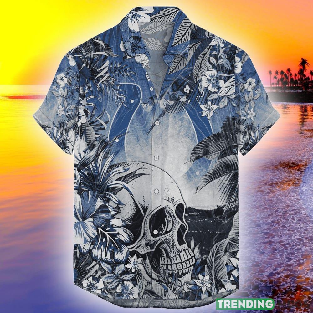 Indianapolis Colts Tropical Skull NFL Design 1 Beach Hawaiian Shirt Men And Women For Fans Gift - Indianapolis Colts Hawaiian Tropical Skull NFL V2 _1 Indianapolis Colts Tropical Skull NFL Design 1 Beach Hawaiian Shirt Men And Women For Fans Gift - Indianapolis Colts Hawaiian Tropical Skull NFL V2 _1