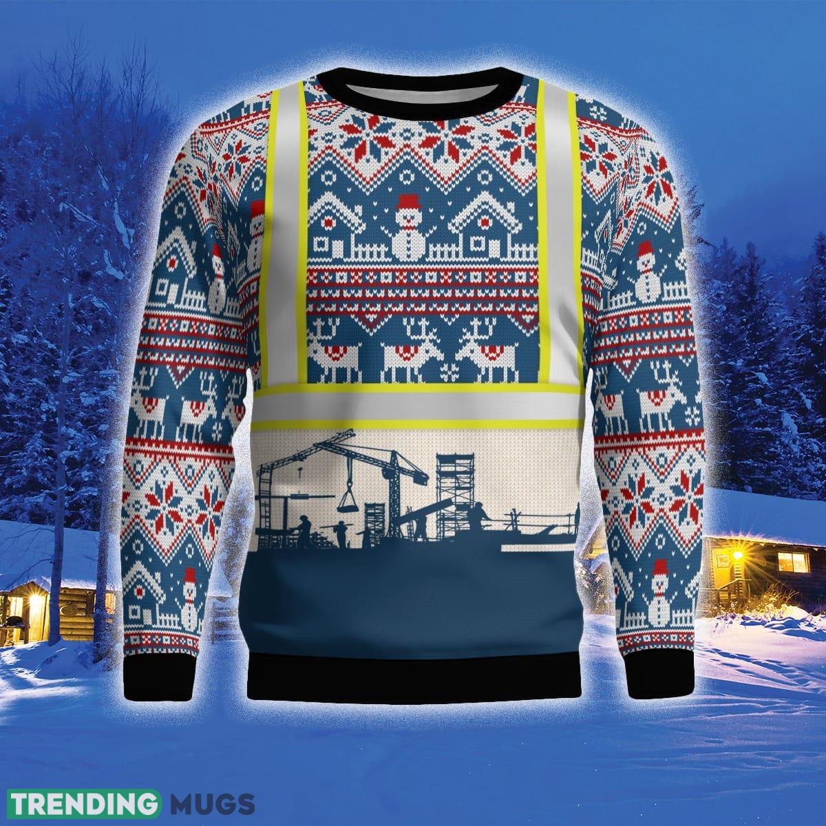 Ironworkers Gift For Ugly Christmas 3D Sweater Ironworkers Gift For Ugly Christmas 3D Sweater