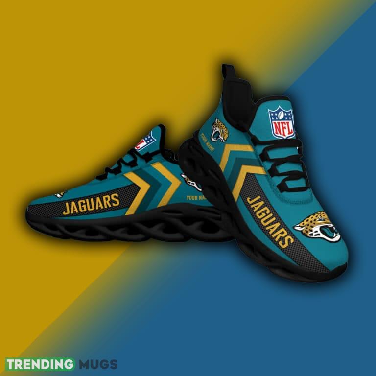 Jacksonville Jaguars NFL Logo New Style Max Soul Shoes Custom Name Gift - Jacksonville Jaguars NFL Logo New Style Max Soul Shoes Custom Name_2 Jacksonville Jaguars NFL Logo New Style Max Soul Shoes Custom Name Gift - Jacksonville Jaguars NFL Logo New Style Max Soul Shoes Custom Name_2
