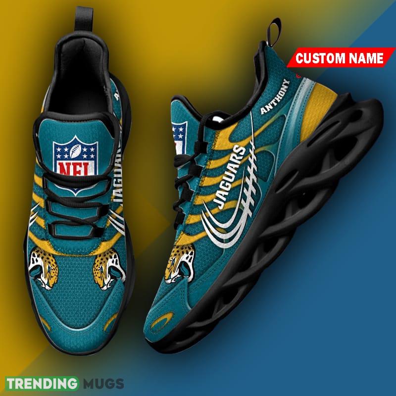 Jacksonville Jaguars NFL New Style Max Soul Shoes Custom Name Gift For Men Women Max Soul Jacksonville Jaguars NFL New Style Max Soul Shoes Custom Name Gift For Men Women Max Soul