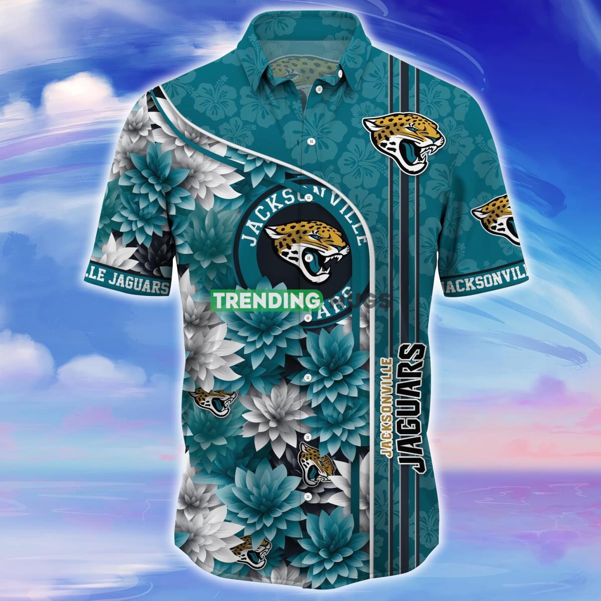 Jacksonville Jaguars Trending Hawaiian Shirt For Fans Hawaiian Shirt Jacksonville Jaguars Trending Hawaiian Shirt For Fans Hawaiian Shirt