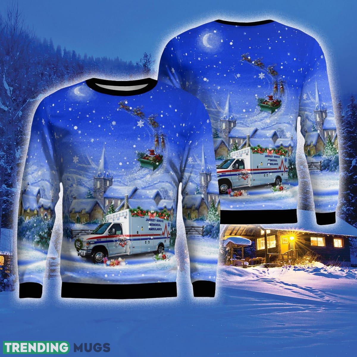 Jaffrey New Hampshire Jaffrey-Rindge Memorial Ambulance 3D Sweater For Men And Women Gift For Christmas - Jaffrey, New Hampshire, Jaffrey-Rindge Memorial Ambulance Ugly Sweater_1 Jaffrey New Hampshire Jaffrey-Rindge Memorial Ambulance 3D Sweater For Men And Women Gift For Christmas - Jaffrey, New Hampshire, Jaffrey-Rindge Memorial Ambulance Ugly Sweater_1