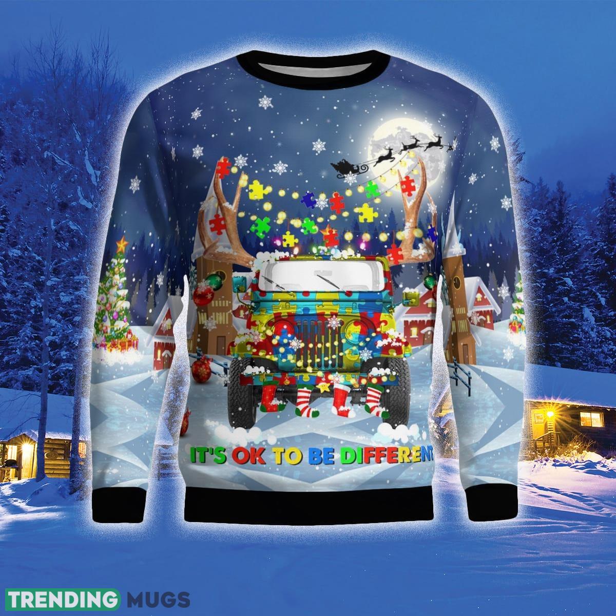 Jp Autism It's Ok To Be Different 3D Sweater For Men And Women Gift For Christmas 3D Sweater Jp Autism It's Ok To Be Different 3D Sweater For Men And Women Gift For Christmas 3D Sweater