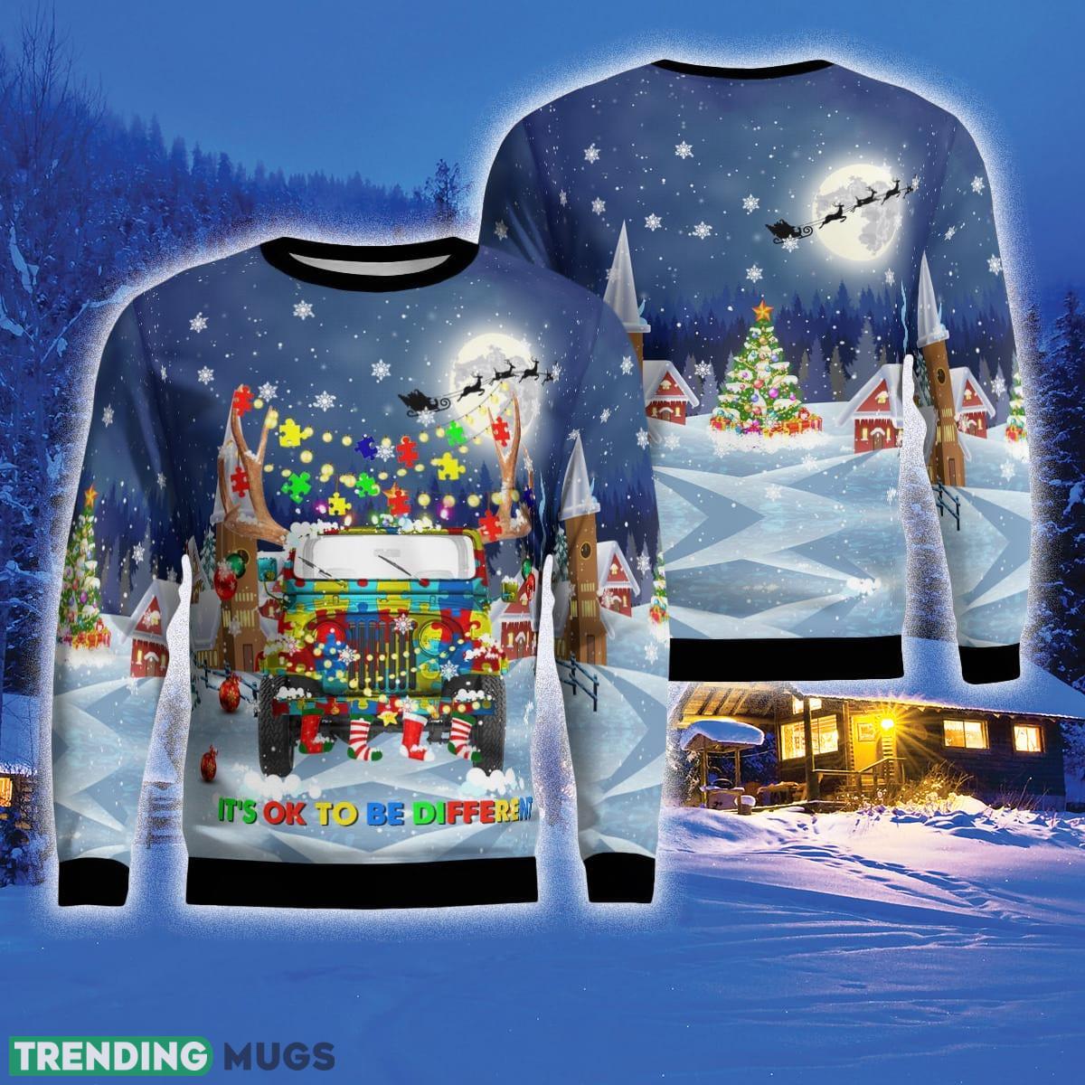 Jp Autism It's Ok To Be Different 3D Sweater For Men And Women Gift For Christmas 3D Sweater Jp Autism It's Ok To Be Different 3D Sweater For Men And Women Gift For Christmas - Jp Autism It's Ok To Be Different Christmas Ugly Sweater_1