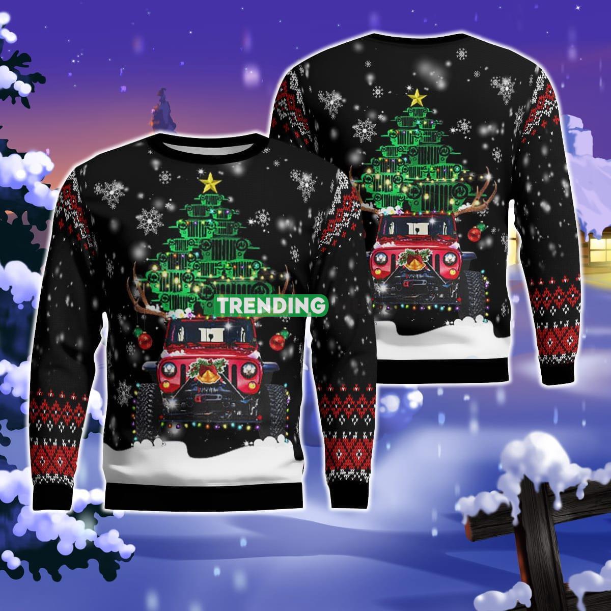 Jp Christmas Tree Christmas Ugly Sweater For Men Women Product Photo 1