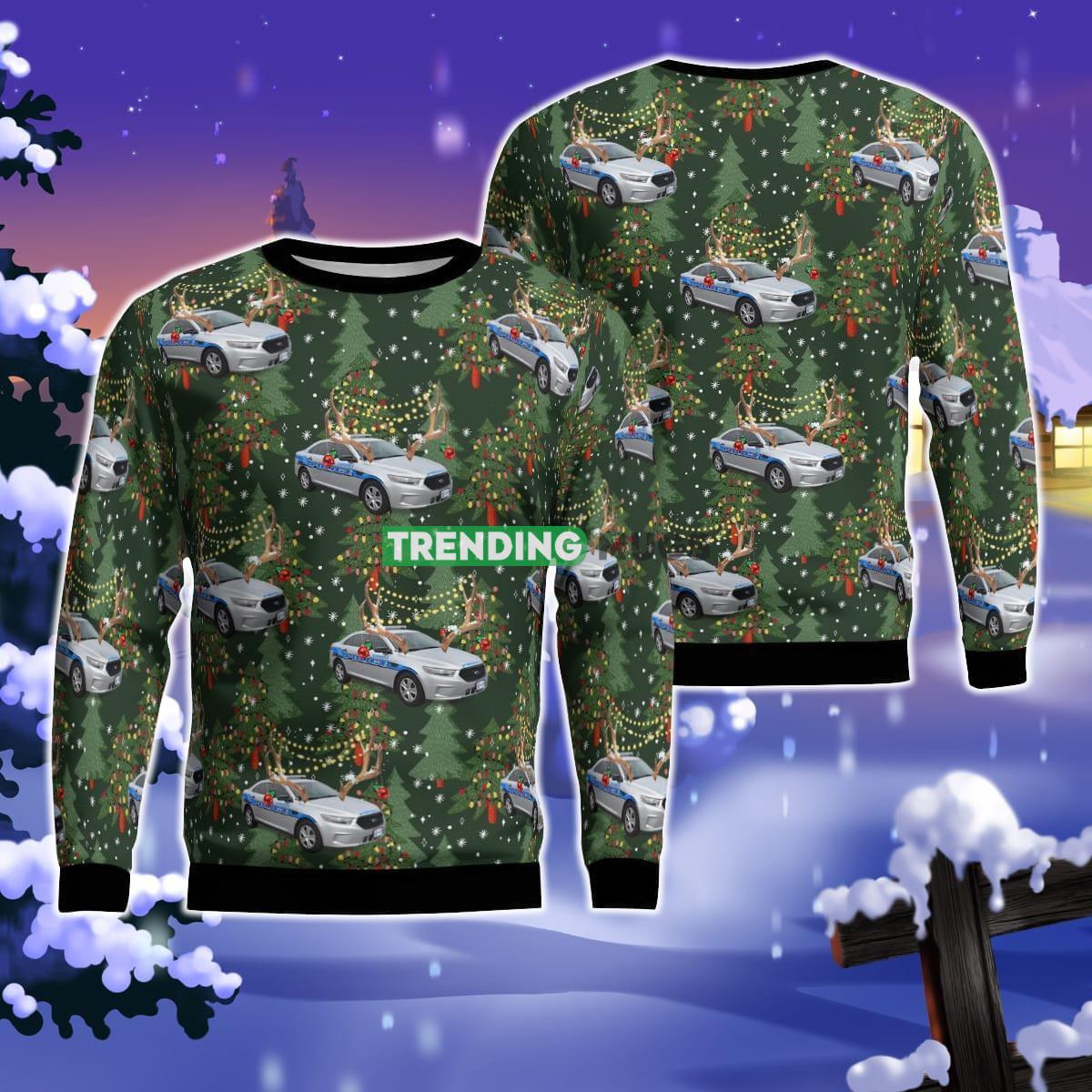 Kannapolis Police Department, Kannapolis, North Carolina Christmas AOP Ugly Sweater For Men Women Product Photo 1