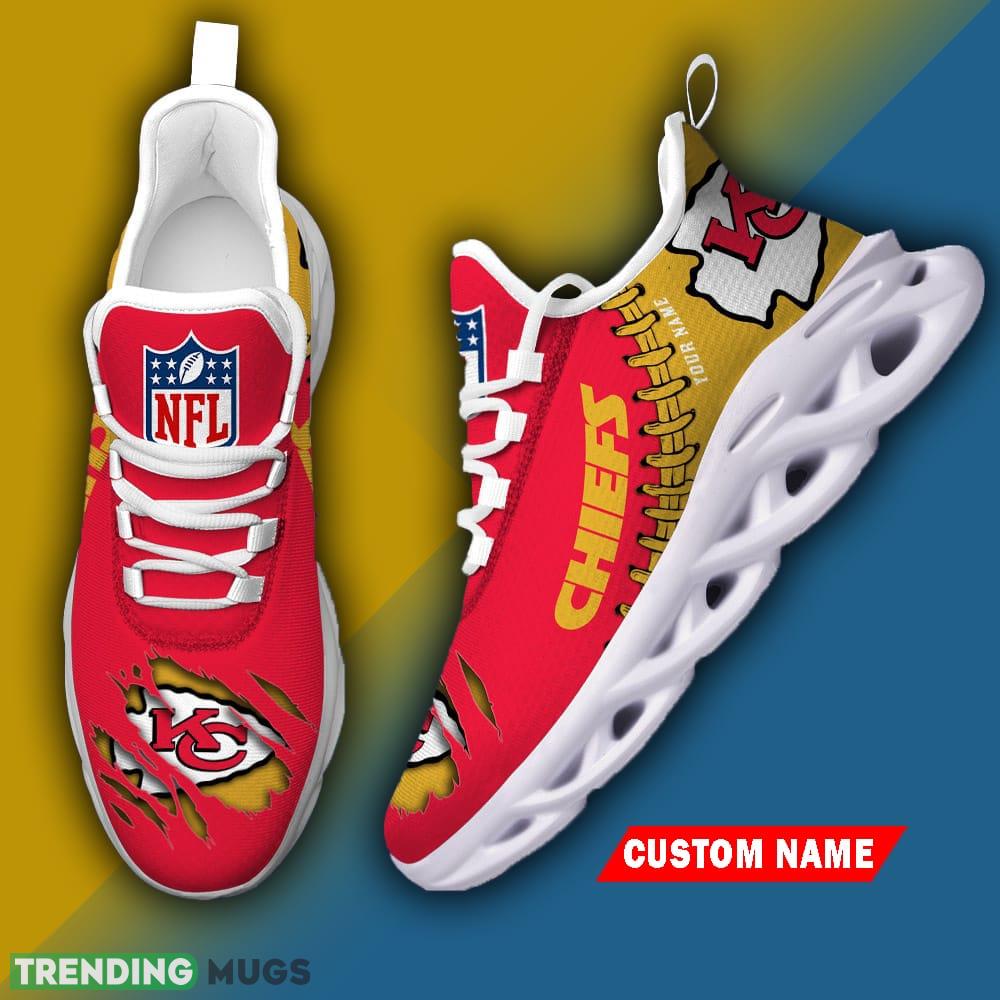 Kansas City Chiefs Chunky Sneakers Custom Name NFL Max Soul Shoes Gift For Fans - Kansas City Chiefs Custom Name NFL Max Soul Shoes_2 Kansas City Chiefs Chunky Sneakers Custom Name NFL Max Soul Shoes Gift For Fans - Kansas City Chiefs Custom Name NFL Max Soul Shoes_2