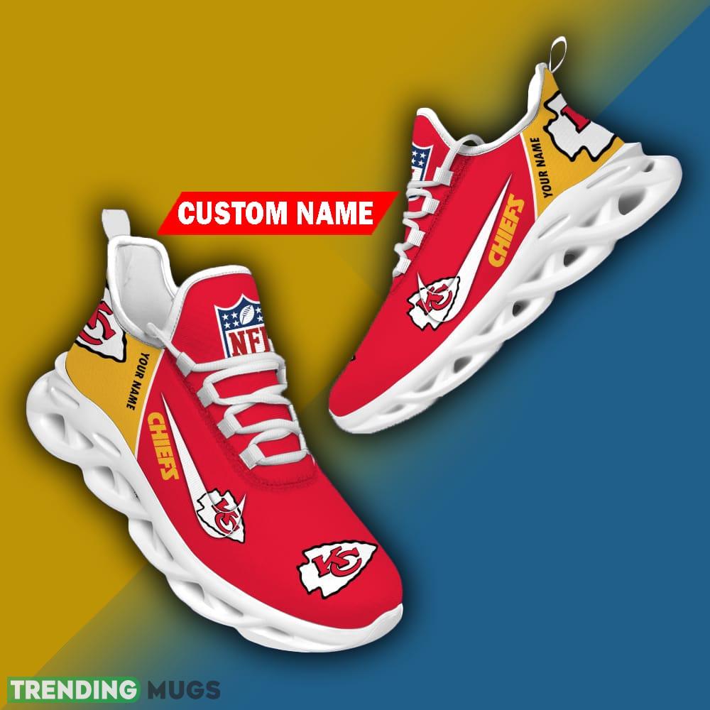 Kansas City Chiefs Custom Name Luxury Brand NFL Max Soul Shoes Gift For Men Women - Kansas City Chiefs Custom Name Luxury Brand NFL Max Soul Shoes Gift For Men Women_3 Kansas City Chiefs Custom Name Luxury Brand NFL Max Soul Shoes Gift For Men Women - Kansas City Chiefs Custom Name Luxury Brand NFL Max Soul Shoes Gift For Men Women_3