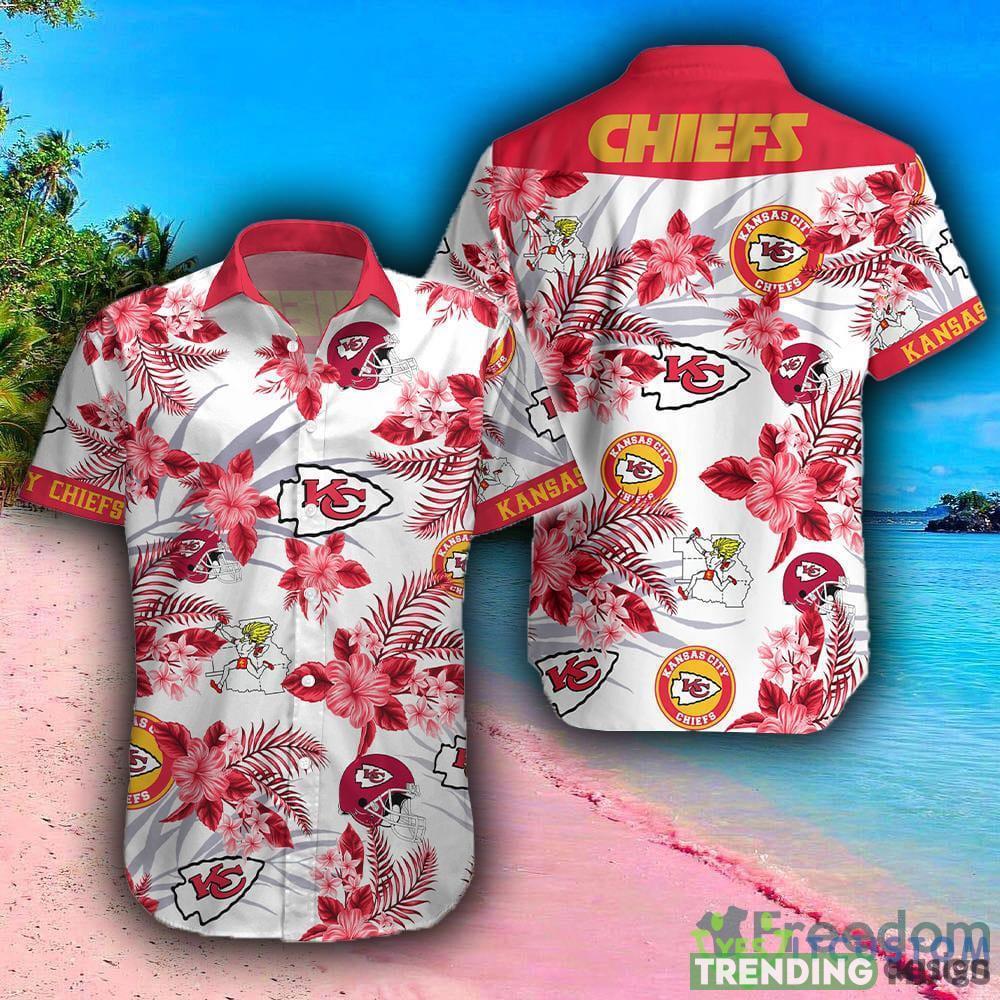 Kansas City Chiefs NFL Design 1 Beach Hawaiian Shirt Men And Women For Fans Gift - Kansas City Chiefs NFL Floral Hawaii Shirt_1 Kansas City Chiefs NFL Design 1 Beach Hawaiian Shirt Men And Women For Fans Gift - Kansas City Chiefs NFL Floral Hawaii Shirt_1