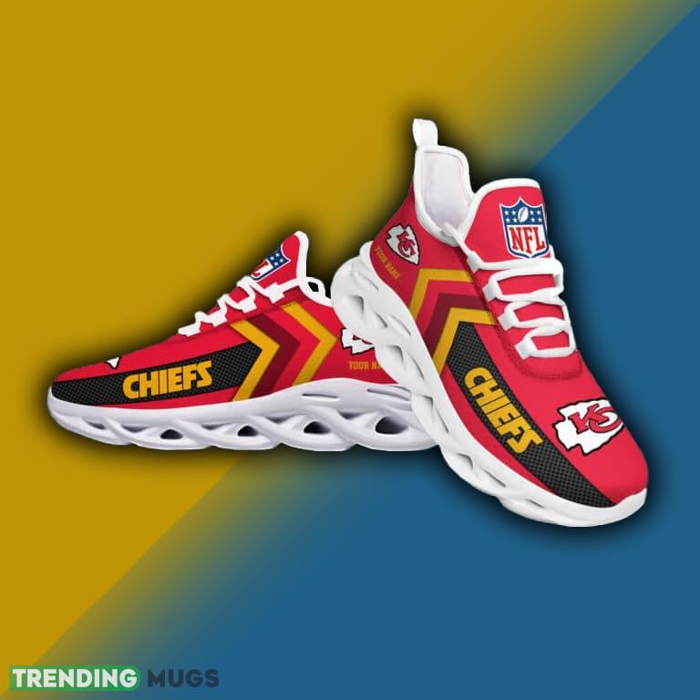 Kansas City Chiefs NFL Logo New Style Max Soul Shoes Custom Name Gift Max Soul Kansas City Chiefs NFL Logo New Style Max Soul Shoes Custom Name Gift Max Soul