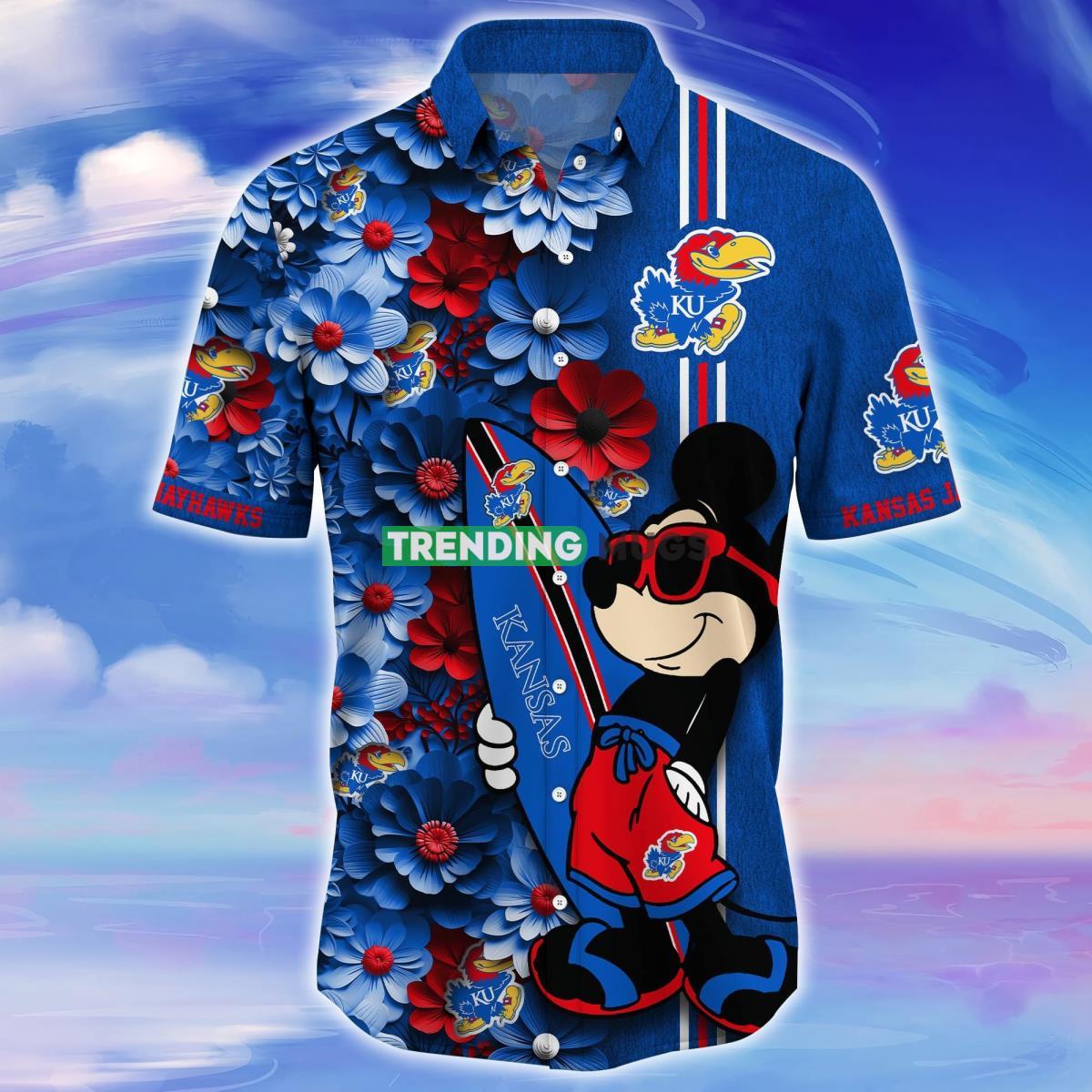Kansas Jayhawks Trending Hawaiian Shirt Best Gift For Fans Hawaiian Shirt Kansas Jayhawks Trending Hawaiian Shirt Best Gift For Fans Hawaiian Shirt