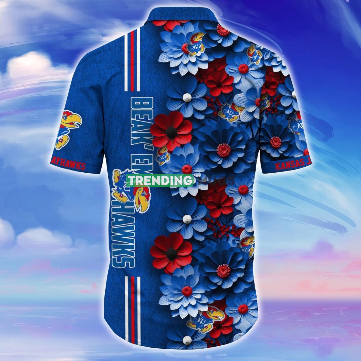 Kansas Jayhawks Trending Hawaiian Shirt Best Gift For Fans Hawaiian Shirt Kansas Jayhawks Trending Hawaiian Shirt Best Gift For Fans Hawaiian Shirt