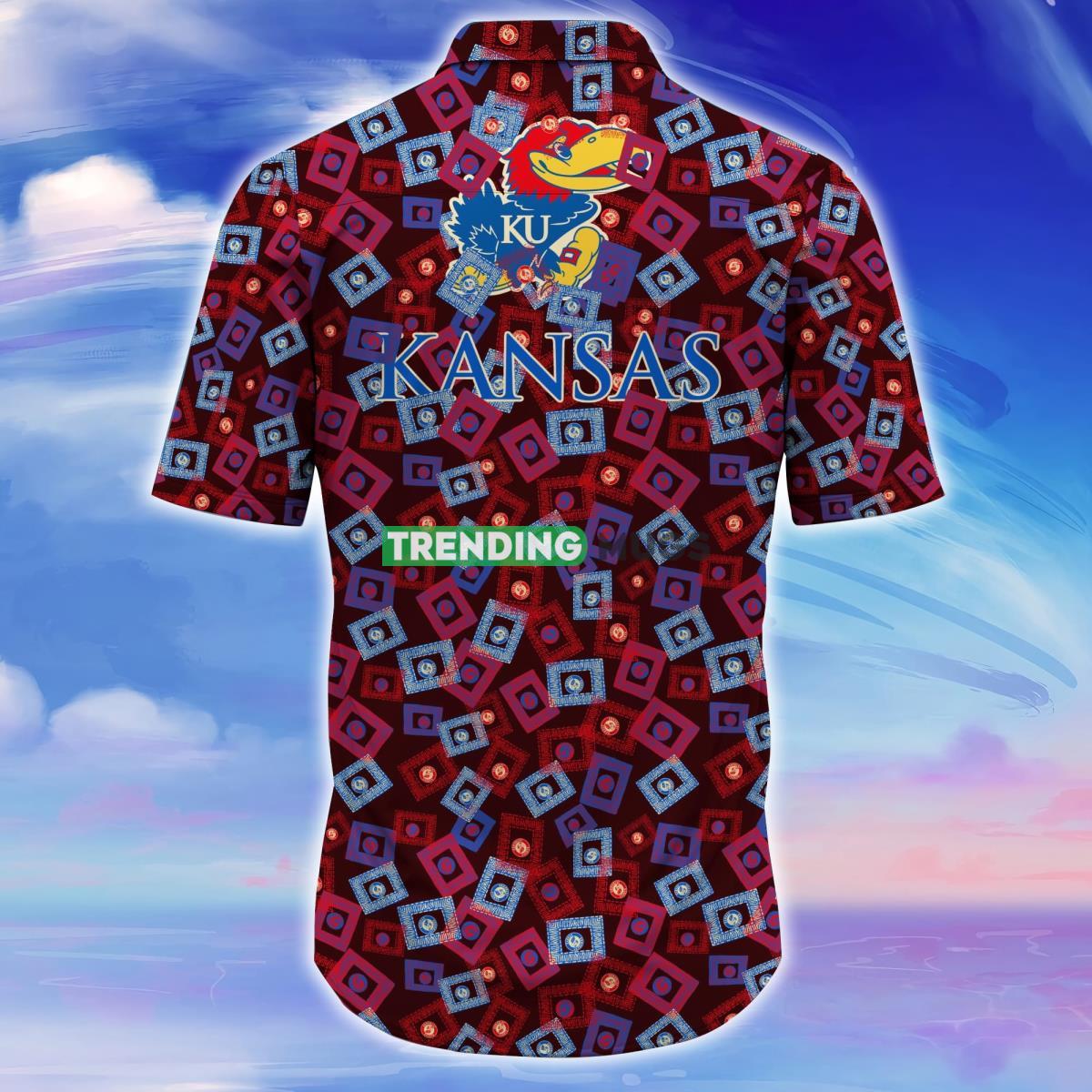 Kansas Jayhawks Trending Hawaiian Shirt Gift For Men Women Fans Hawaiian Shirt Kansas Jayhawks Trending Hawaiian Shirt Gift For Men Women Fans Hawaiian Shirt