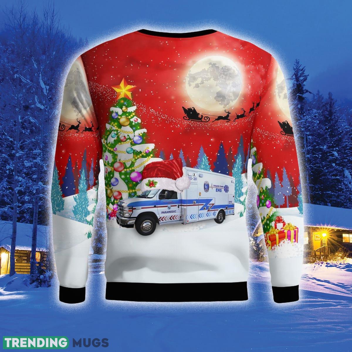 Kansas Sedgwick County EMS Christmas Style Ugly 3D Sweater Gift For Men And Women 3D Sweater Kansas Sedgwick County EMS Christmas Style Ugly 3D Sweater Gift For Men And Women 3D Sweater